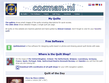 Tablet Screenshot of cosman.nl